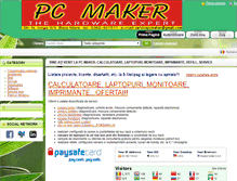 Tablet Screenshot of pcmaker.ro